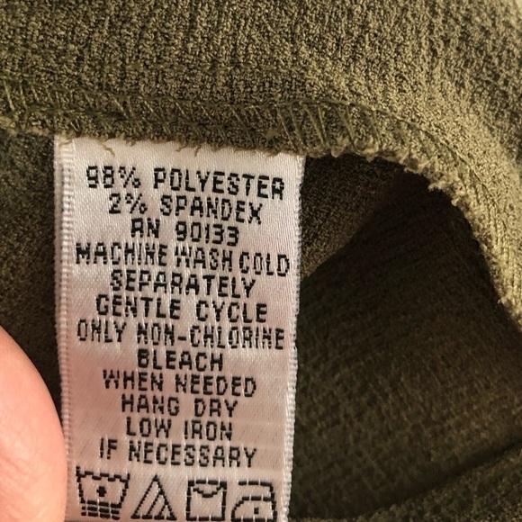 LINEA by Louis Dell'olio Fern Green Zip up Shirt - Picture 6 of 6